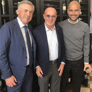 Ancelotti incontra Sacchi e Guardiola