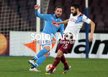 Napoli-Trabzonspor: le foto