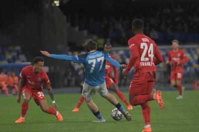 Napoli-Eintracht: le foto