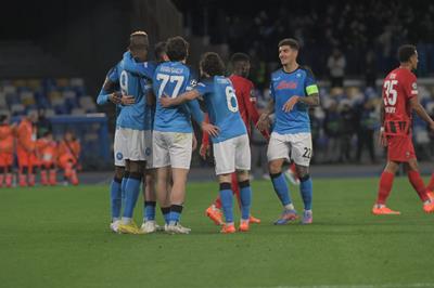 Napoli-Eintracht: le foto